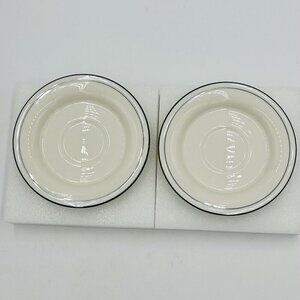 Lenox Chinastone 6.25" Saucers For the Blue Patterns Set Of 2 USA